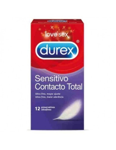 DUREX SENSITIVO CONTACTO TOTAL 12 U.
