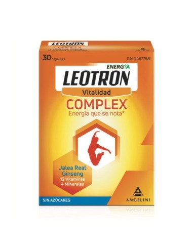 LEOTRON COMPLEX 30 CAP (NARANJA)