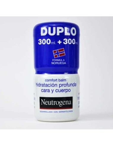 NEUTROGENA COMFORT BALM DUPLO HIDRATACION PROFUNDA CARA Y CUERPO 300ml+300ml