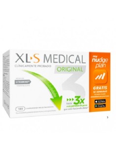 XLS MEDICAL ORIGINAL CAPTAGRASAS NUDGE 180 COMPRIMIDOS