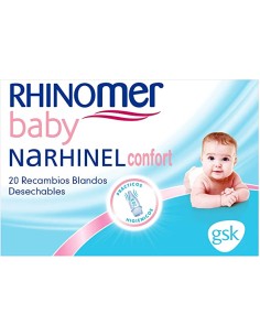 RHINOMER BABY CONFORT RECAMBIOS ASPIRADOR 20U (NARHINEL)