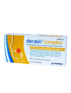 DERATIN COMPLEX 30 COMPRIMIDOS PARA CHUPAR (SABOR...