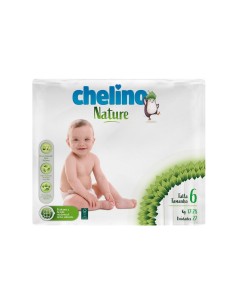 CHELINO NATURE PAÑAL INFANTIL T- 6 17-28 KG 27 UNIDADES