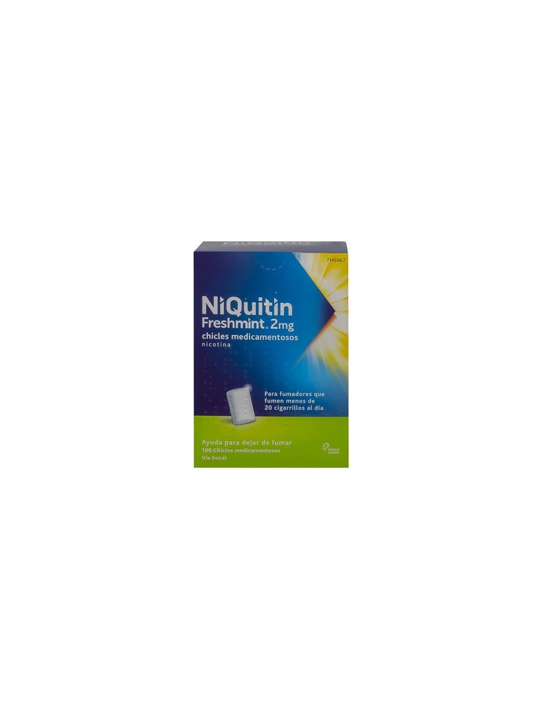 NIQUITIN FRESHMINT 2 MG 30 CHICLES